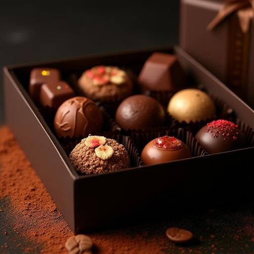 Caja de bombones artesanales surtidos